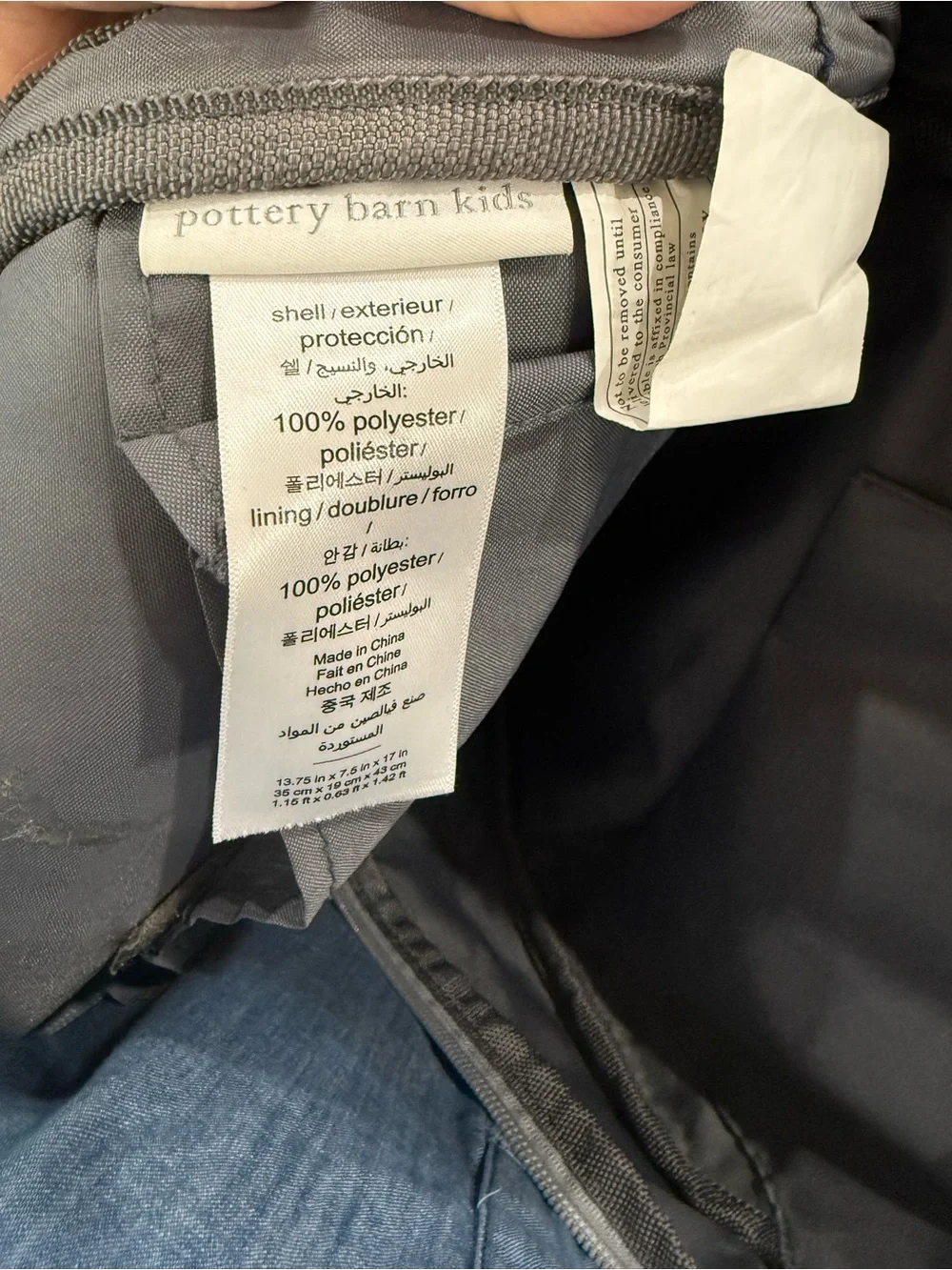 Pottery Barn Kids Backpack